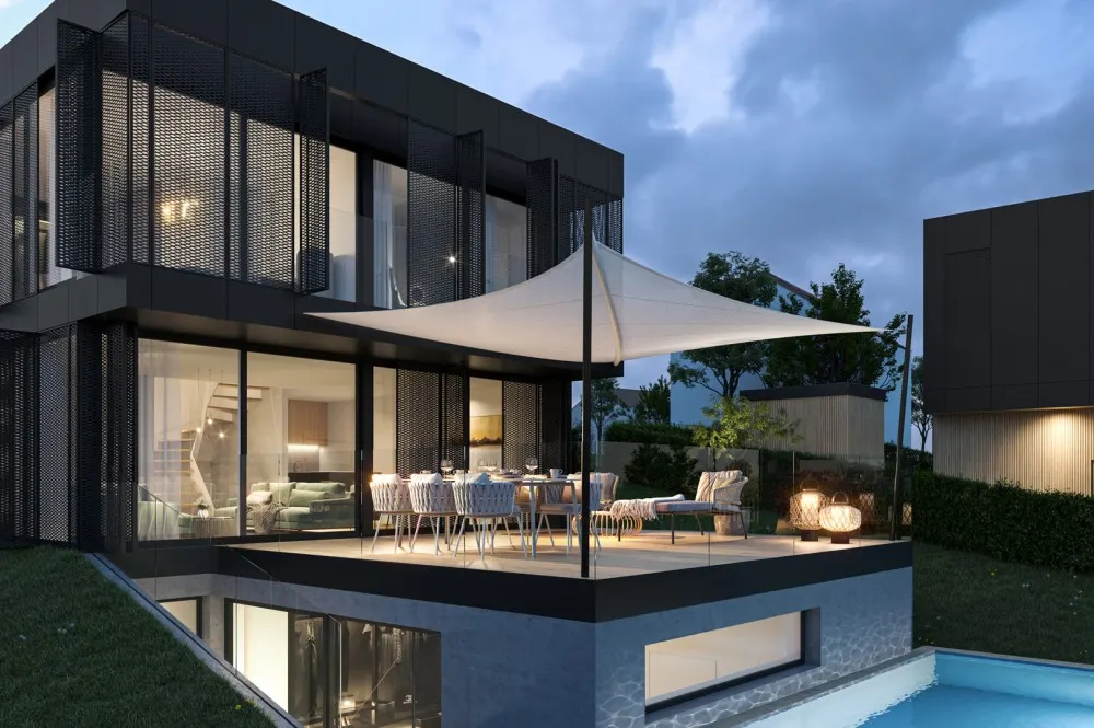 KITZIMMO-Neubau-Luxusvilla in Toplage kaufen - Immobilien Wien Döbling.
