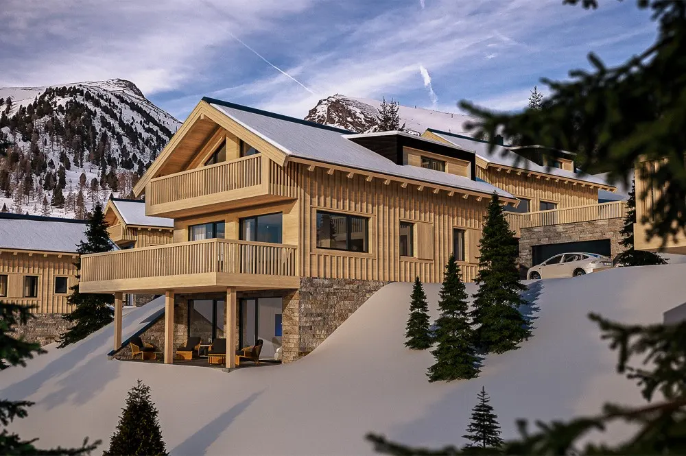 KITZIMMO-exklusives Almchalet 2 in Toplage kaufen - Immobilien Falkertsee Kärnten.