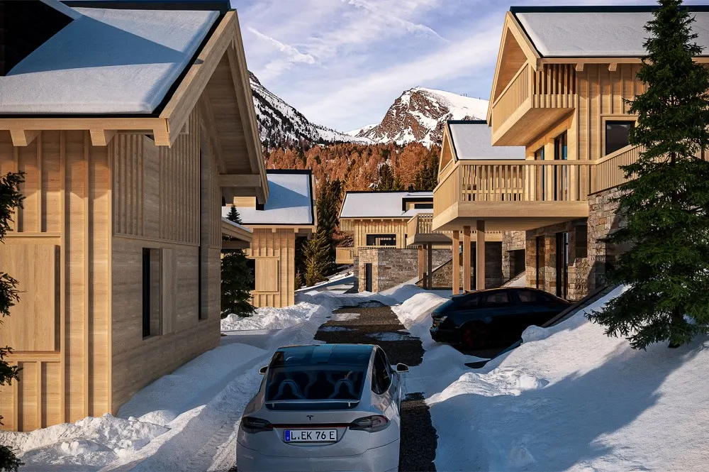 KITZIMMO-exklusives Almchalet 5 in Toplage kaufen - Immobilien Falkertsee Kärnten.